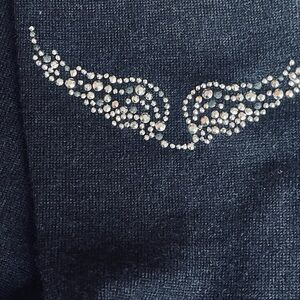 Zadig & Voltaire Navy V-Neck Women's Sweater